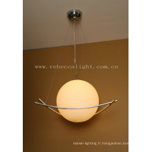 Lampadaire en verre moderne